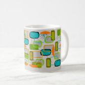 Atomzeitalter Mitte des Jahrhunderts Modernes Abst Kaffeetasse (VorderseiteRechts)