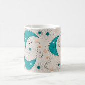 Atomzeitalter Mitte des Jahrhunderts Modernes Abst Kaffeetasse (Mittel)