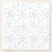 Atomzeitalter: Moderne Muster aus der Mitte des Ja Glasuntersetzer (Rückseite)