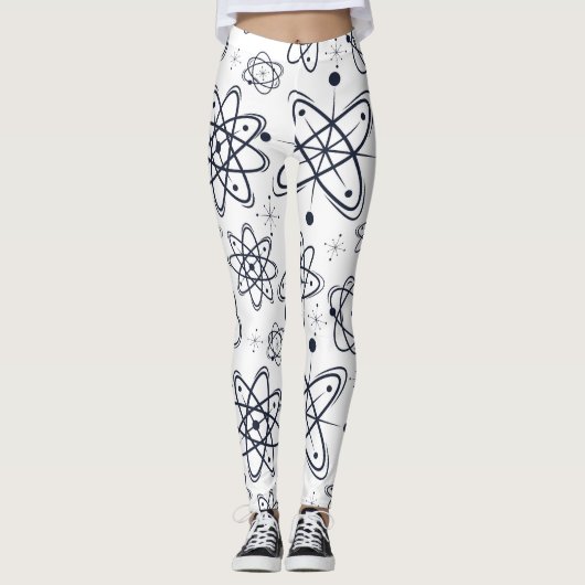 Atomzeitalter: Moderne Muster aus der Mitte des Ja Leggings (Vorderseite)