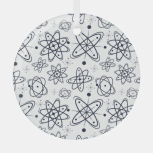 Atomzeitalter: Moderne Muster aus der Mitte des Ja Ornament Aus Glas