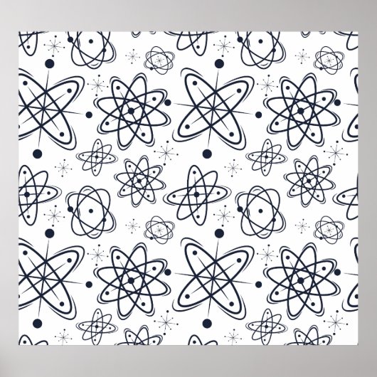 Atomzeitalter: Moderne Muster aus der Mitte des Ja Poster (Vorne)