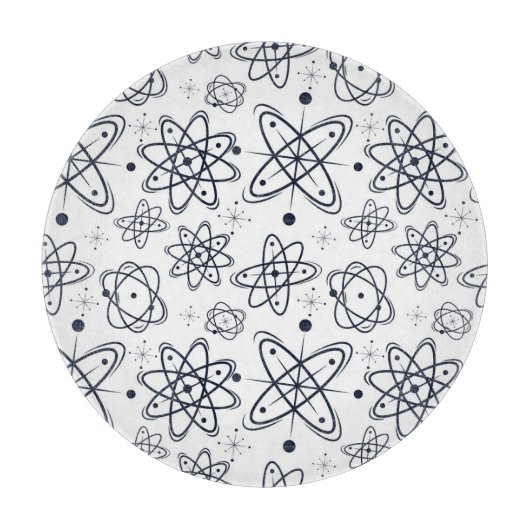 Atomzeitalter: Moderne Muster aus der Mitte des Ja Schneidebrett (Vorderseite)