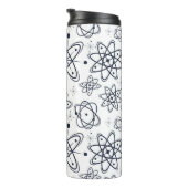 Atomzeitalter: Moderne Muster aus der Mitte des Ja Thermosbecher (Nach rechts gedreht)