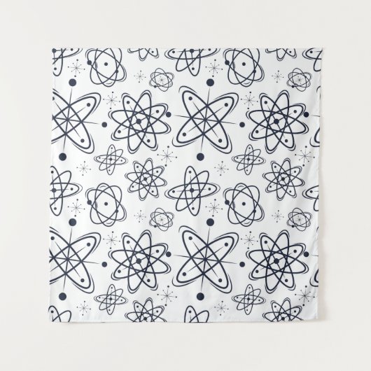 Atomzeitalter: Moderne Muster aus der Mitte des Ja Wandteppich (Vorderseite)