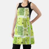 Atomzeitalter Pop Art Chartreuse Schürze (InSitu)