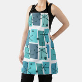 Atomzeitalter Pop Türkis Schürze (InSitu)