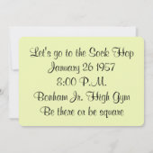 Atomzeitalter-Retro Einladung (Rückseite)