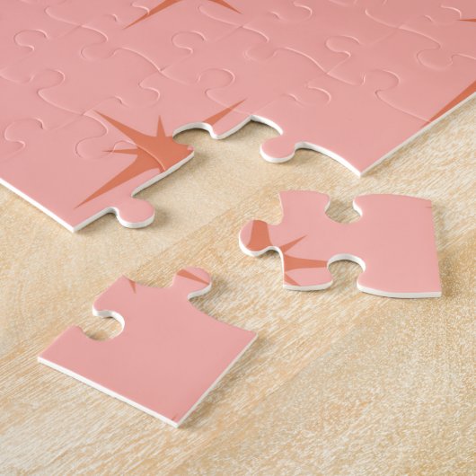 Atomzeitalter Retro Mitte Jahrhundert Moderne Cool Puzzle (Seite)