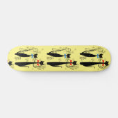 Atomzeitalter Retro Mitte Jahrhundert Moderne Cool Skateboard (Horizontal)