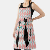 Atomzeitalter Retro Mittelalter Moderne Coole Katz Schürze (InSitu)