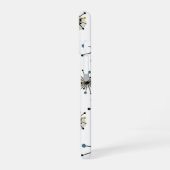 Atomzeitalter Sternexplosion Mitte des Jahrhundert iPhone 16 Hülle (Linke Seite)