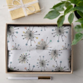 Atomzeitalter Sternexplosion Retro Mitte Jahrhunde Seidenpapier (Geschenk)