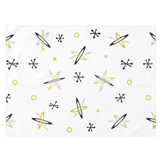 Atomzeitalter Tischdecke (Vorderseite (Horizontal))