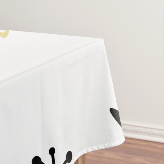 Atomzeitalter Tischdecke (Beispiel)