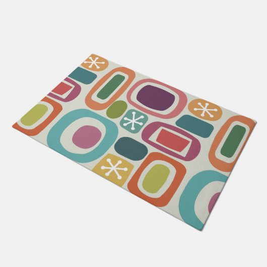 Atomzeitfieldstones farbig fußmatte (Schrägansicht)