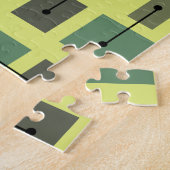 Atomzeitgenössische einfache Formen Puzzle (Seite)
