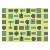 Atomzeitgenössische einfache Formen Tischdecke (Vorderseite (Horizontal))