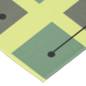 Atomzeitgenössische einfache Formen Tischdecke (Schrägansicht)