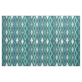 Atomzeitkolumnen Aquamarin Stoff (Fat Quarter (45,7 x 55,9 cm))