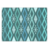 Atomzeitkolumnen Aquamarin Tischdecke (Vorderseite (Horizontal))