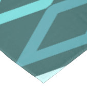 Atomzeitkolumnen Aquamarin Tischdecke (Schrägansicht)