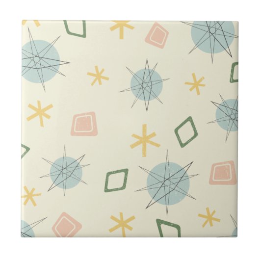 Atomzeitkunst Fliese (Vorderseite)