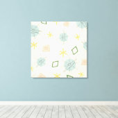 Atomzeitkunst Leinwanddruck (Insitu (Holzboden))