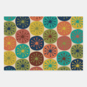 Atomzeitpunkte Mittelalter Modernes Muster Geschenkpapier Set (Vorderseite 3)