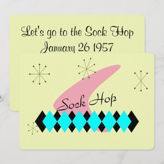 Atomzeitrückgabe Einladung (Vorne/Hinten)