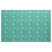 Atomzeitsputnik-Sternexplosionen Türkis Stoff (Fat Quarter (45,7 x 55,9 cm))