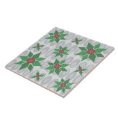 Atomzeitweilig Weihnachten Holly Silver Fliese (Seite)