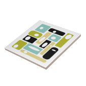 Atomzeitwinkel und Ovale Mitte des Jahrhunderts Fliese (Seite)