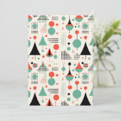 Atomzentrum Mitte Jahrhundert Moderne Weihnachten (Stehend Vorderseite)