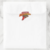 Atomzerstörer Runder Aufkleber (Tasche)