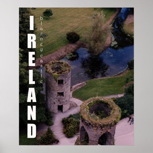 Atop Blarney Castle, Irland Poster (Vorne)