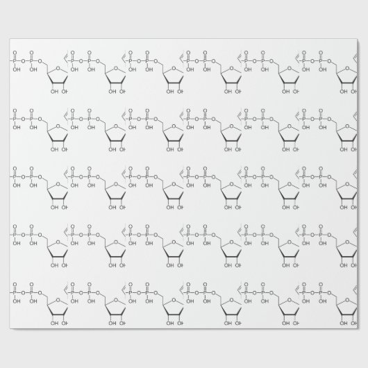Atp-Molekül Geschenkpapier (Flach)