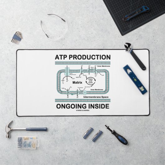 ATP Production Ongoing Inside Mitochondrion Schreibtischunterlage (Arbeitsplatz)