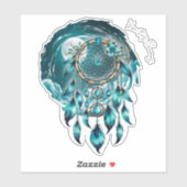 Atrapasueños bajo la Luna Llena Aufkleber (Blatt)