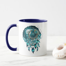 Atrapasueños bajo la Luna Llena Tasse