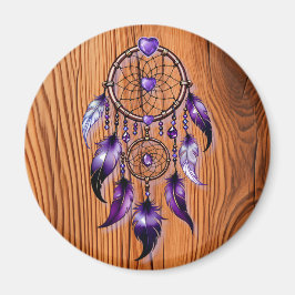 Atrapasueños corazón de Amatista Magnet