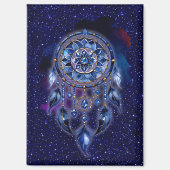 Atrapasueños en noche estrellada magnet (Vorderseite)