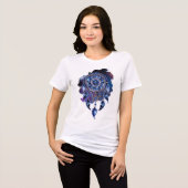 Atrapasueños en noche estrellada Tri-Blend shirt (Vorderseite voll)