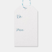 Atrapasueños pegatina geschenkanhänger (Rückseite)