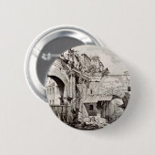 Atrium des Portico Octavia in Rom Button (Vorne & Hinten)