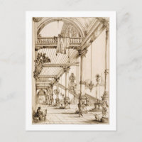 Atrium eines Palastes, in Genes, von "Art and Inst