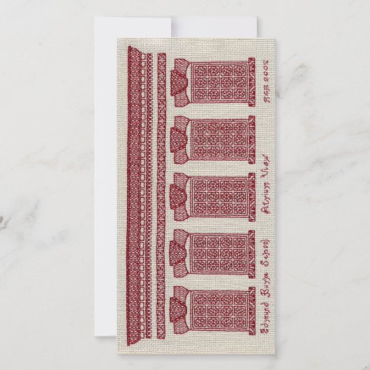 Atrium View, Edmund Burke Schulkarte Ankündigung (Vorderseite)