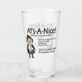 at's-A-Nice! Restaurant, Broadview, IL Glas (Rückseite)