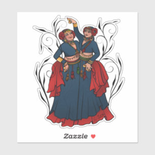 ATS Tribal Bly Dancers Aufkleber