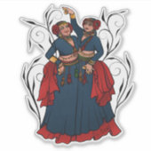 ATS Tribal Bly Dancers Aufkleber (Vorderseite)